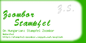 zsombor stampfel business card
